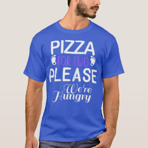 Camiseta Mujer embarazada bebé estreno Pizza Lover22