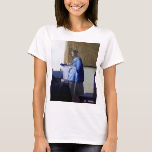 Camiseta Mujer en azul, Johannes Vermeer