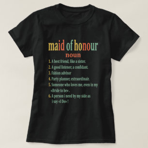 Camiseta Mujer en definición de honor - Noviaria en el par