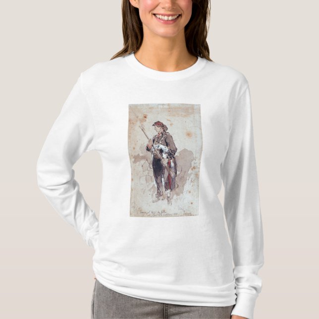 Camiseta Mujer en el hotel de Ville (Anverso)