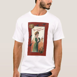 Camiseta Mujer en el vestido verde que pela Apple