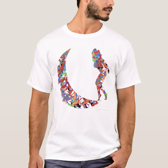 Camiseta Mujer en la luna (Anverso)