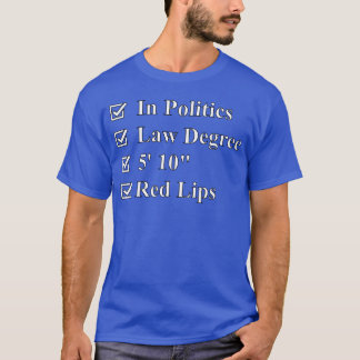 Camiseta Mujer en la política chica