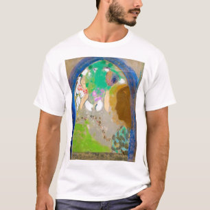 Camiseta Mujer en la ventana, Redon