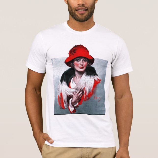 Camiseta Mujer en Red Hat (Anverso)