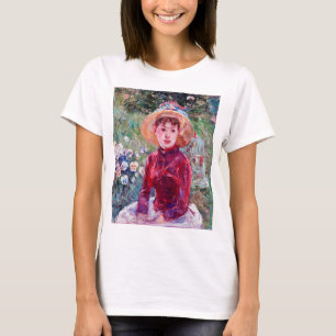 Camiseta Mujer en rojo, Berthe Morisot