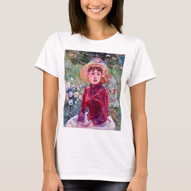 Camiseta Mujer en rojo, Berthe Morisot (Anverso)