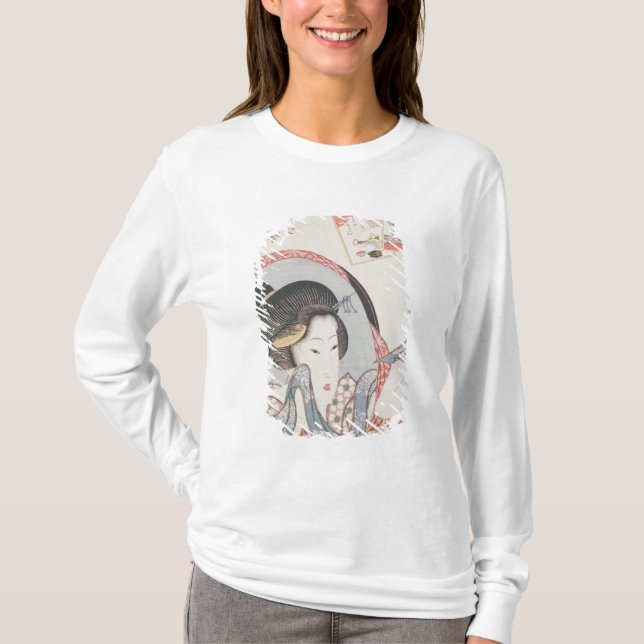 Camiseta Mujer en su espejo, c.1830 publicado (Anverso)