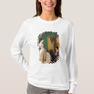 Camiseta Mujer en su retrete, 1835