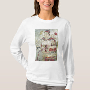 Camiseta Mujer en su retrete, detalle de un funerario