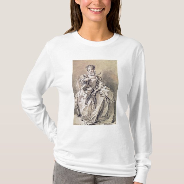 Camiseta Mujer en traje español (Anverso)