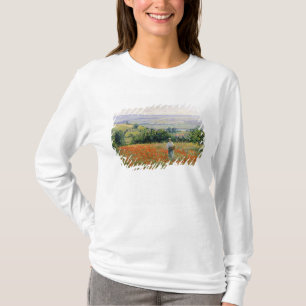 Camiseta Mujer en un campo de la amapola
