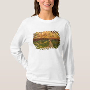 Camiseta Mujer en un jardín, 1876 de Claude Monet el