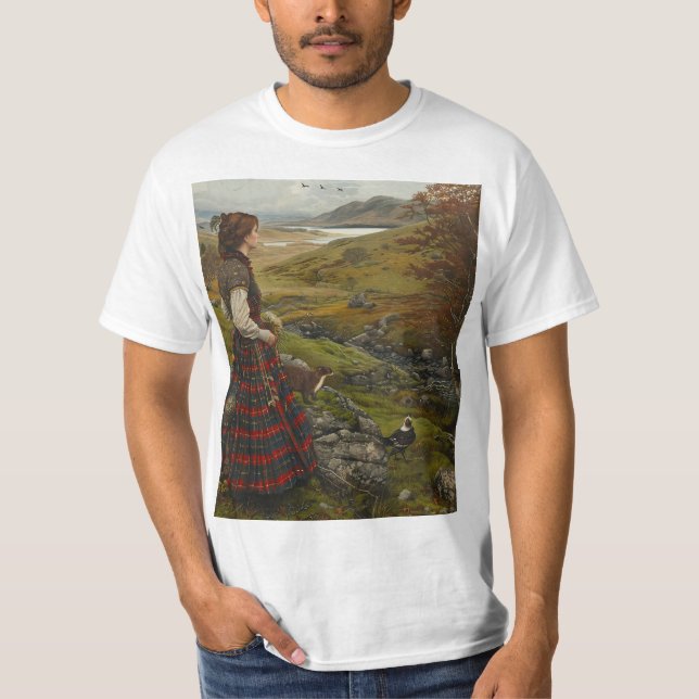 Camiseta Mujer escocesa (Anverso)