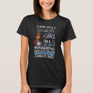 Camiseta Mujer Escorpio Chica Gran Maravilla Cubierta De Gu