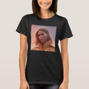 Camiseta Mujer Esencia Fría Atardecer Rosa Piloto Viaje Esp