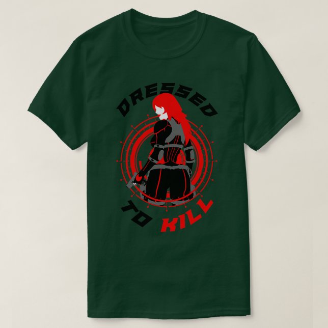 Camiseta Mujer Espía Vestida Para Matar A La Variante TriCo (Diseño del anverso)