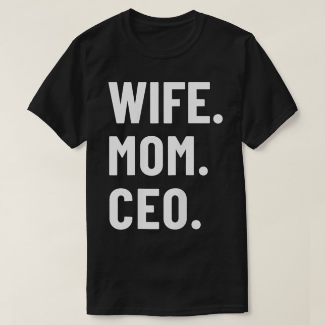 Camiseta Mujer esposa mamá Ceo (Diseño del anverso)