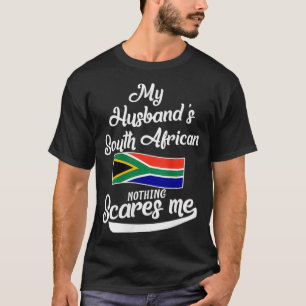 Camiseta Mujer esposo sudafricano esposa sudafricana Ann