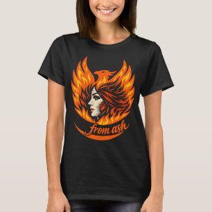 Camiseta Mujer Fénix que se Levanta de las Cenizas - Espíri