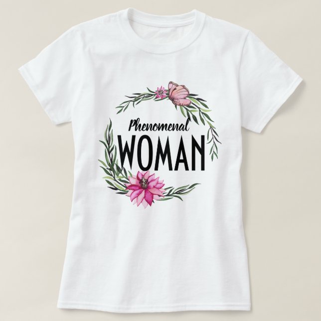 Camiseta Mujer fenomenal (Diseño del anverso)