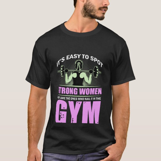 Camiseta  Mujer fitness gimnasio ejercicio   (Anverso)