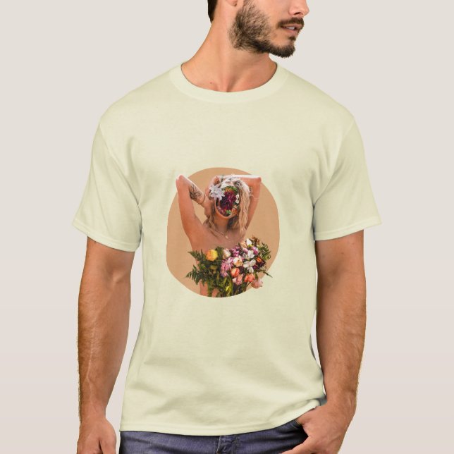 Camiseta Mujer Flor (Anverso)