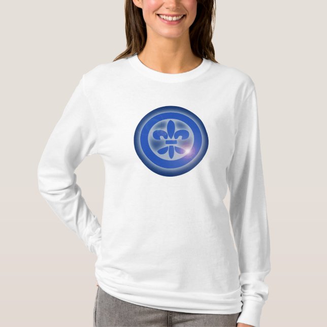 Camiseta Mujer Flor de Lis Ho Oponopono (Anverso)