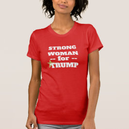 Camiseta Mujer fuerte de RED para Trump
