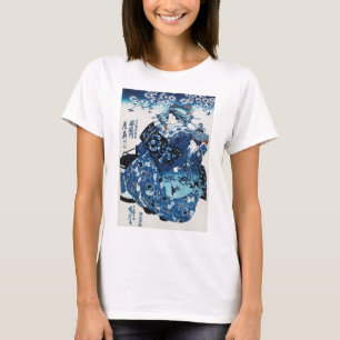 Camiseta Mujer geisya japonesa, Kuniyoshi, Ukiyo-e