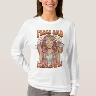 Camiseta Mujer genial pacífica y con especias de calabaza i