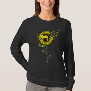 Camiseta Mujer Girasol Español Mastiff Mamá Perro