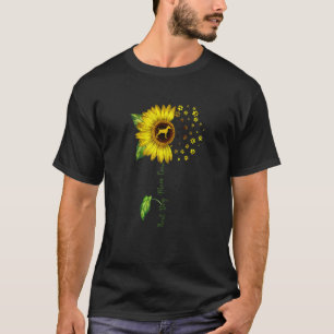 Camiseta Mujer Girasol Mejor Madre Perro Ever Perro Weimara