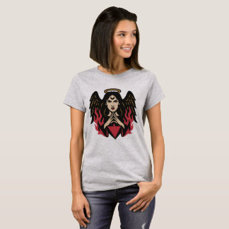 Camiseta Mujer Gótica Misteriosa - Fantasía Oscura