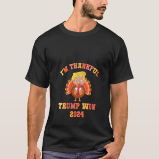 Camiseta Mujer Graciosa, estoy agradecida por Trump 2024.