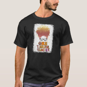 Camiseta Mujer Groovy Una profesora de agradecimiento a las