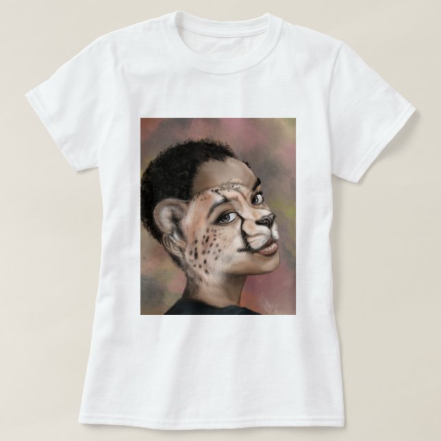 Camiseta Mujer Guepardo (Diseño del anverso)