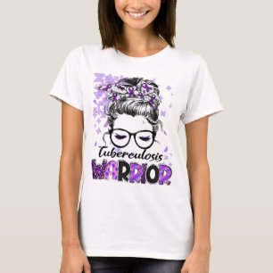 Camiseta Mujer Guerrera de Tuberculosis Superviviente Chica