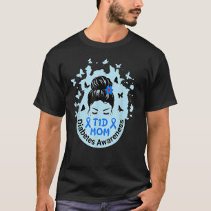 Camiseta Mujer guerrera del T1D Mes de concientización sobr