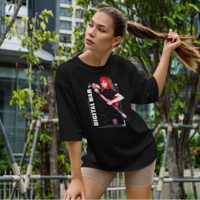 Camiseta Mujer guerrera digital (Subido por el creador)