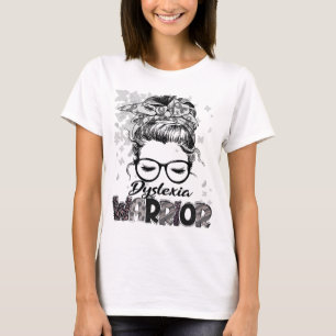 Camiseta Mujer Guerrera Disléxica Superviviente Niña