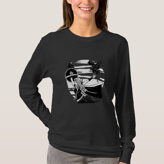 Camiseta Mujer Guerrera Fuerte (Anverso)