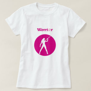 Camiseta Mujer Guerrera Rosa Cáncer de Mama