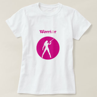 Camiseta Mujer Guerrera Rosa Cáncer de Mama