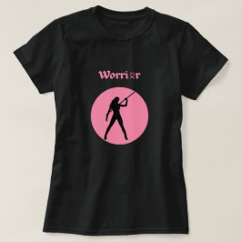 Camiseta Mujer Guerrera Rosa Cáncer de Mama