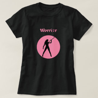 Camiseta Mujer Guerrera Rosa Cáncer de Mama