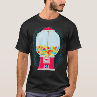 Camiseta Mujer Gumball Máquina Dispensadora de Velas Dulces