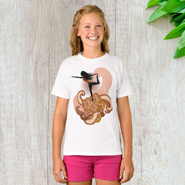 Camiseta Mujer haciendo yoga (Subido por el creador)