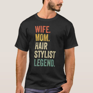 Camiseta Mujer Hair Stylist Leyend Hairdresser Salon Mo
