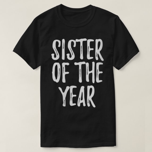 Camiseta Mujer Hermana Del Año Trato Regalo Para Hermanas V (Diseño del anverso)